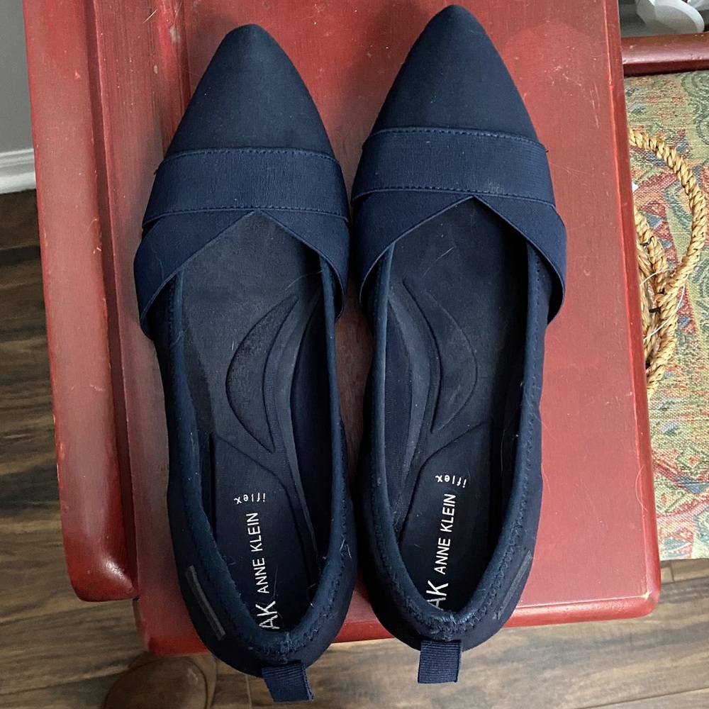 Anne Klein Women's Dark Blue Loafers